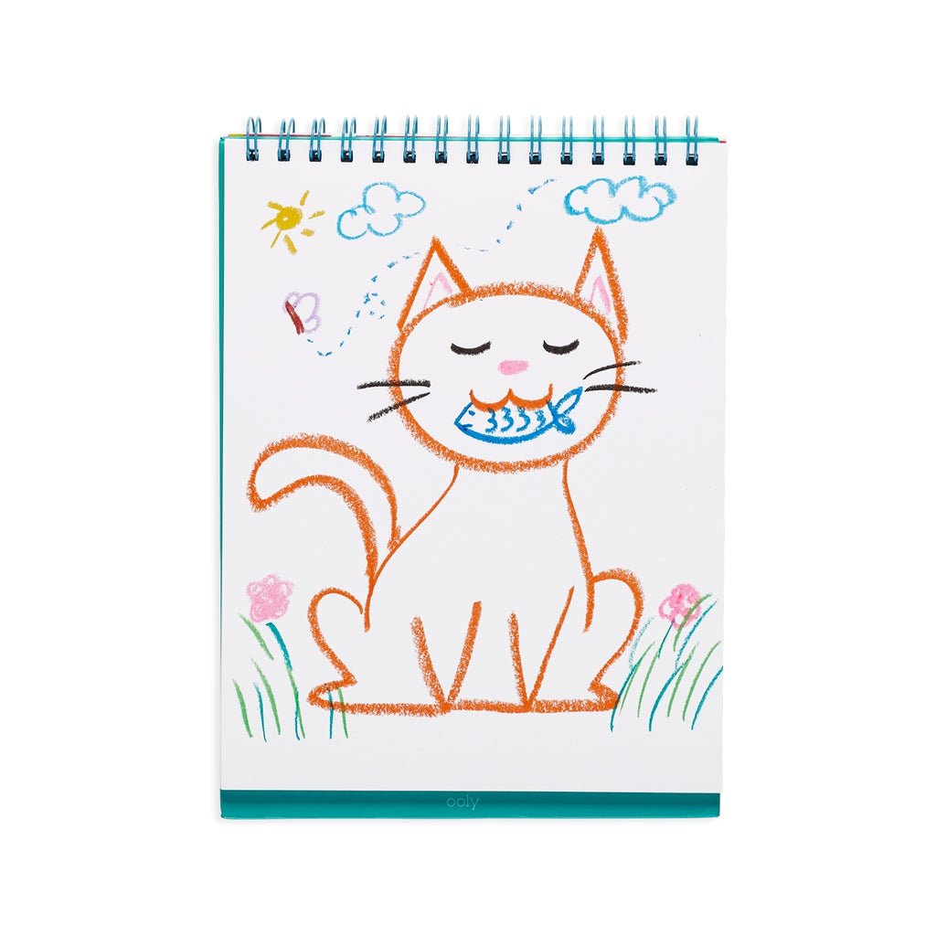 CAT PARADE GEL CRAYONS - SET OF 12