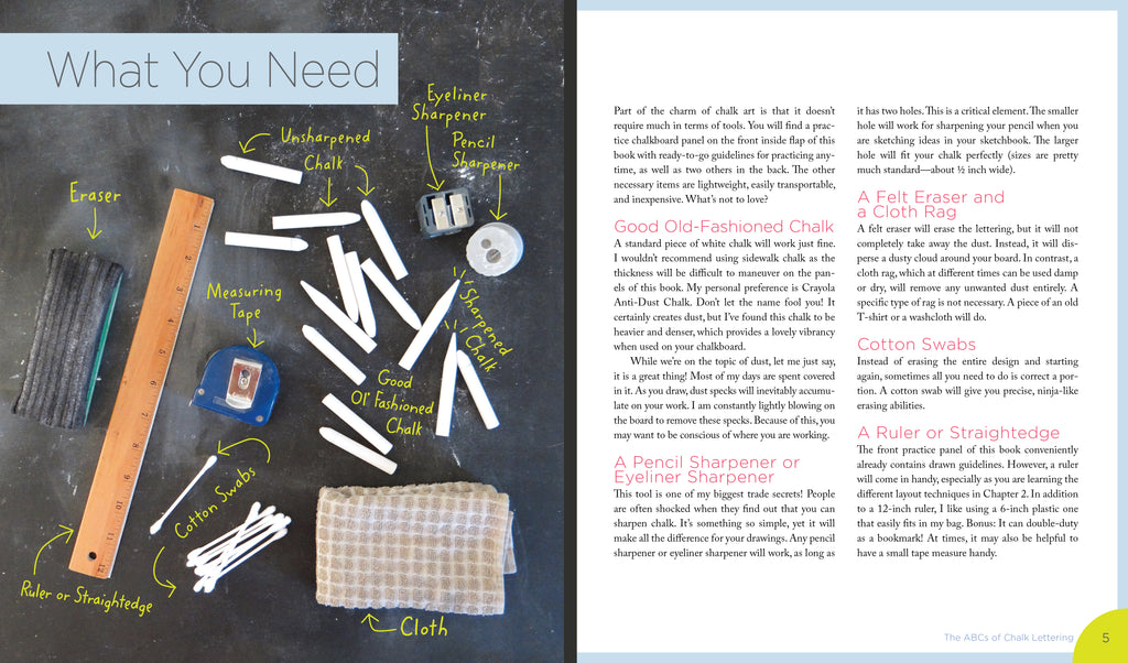 COMPLETE BOOK OF CHALK LETTERING