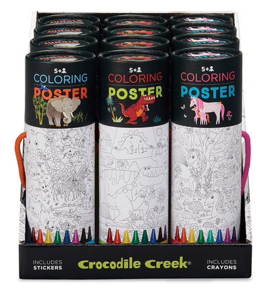 COLOR A POSTER W/CRAYONS