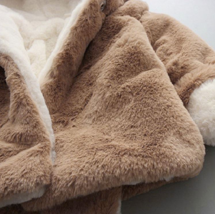 FINAL SALE - COZY FOX HOODED COAT