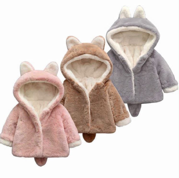 FINAL SALE - COZY FOX HOODED COAT