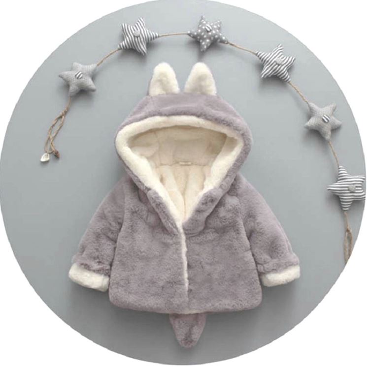 FINAL SALE - COZY FOX HOODED COAT