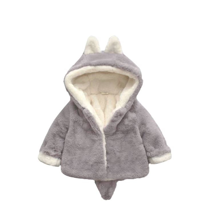 FINAL SALE - COZY FOX HOODED COAT