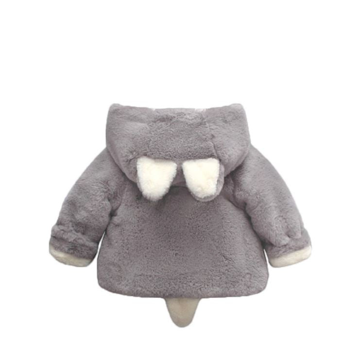FINAL SALE - COZY FOX HOODED COAT