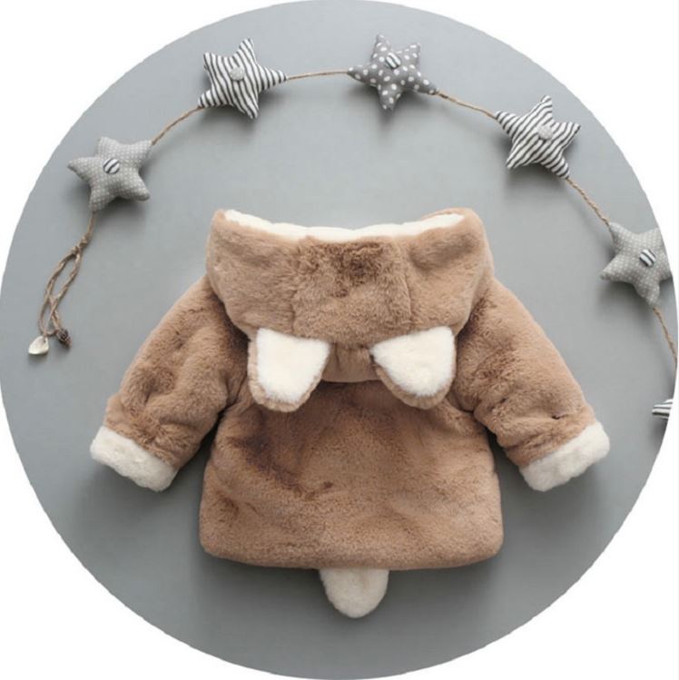FINAL SALE - COZY FOX HOODED COAT