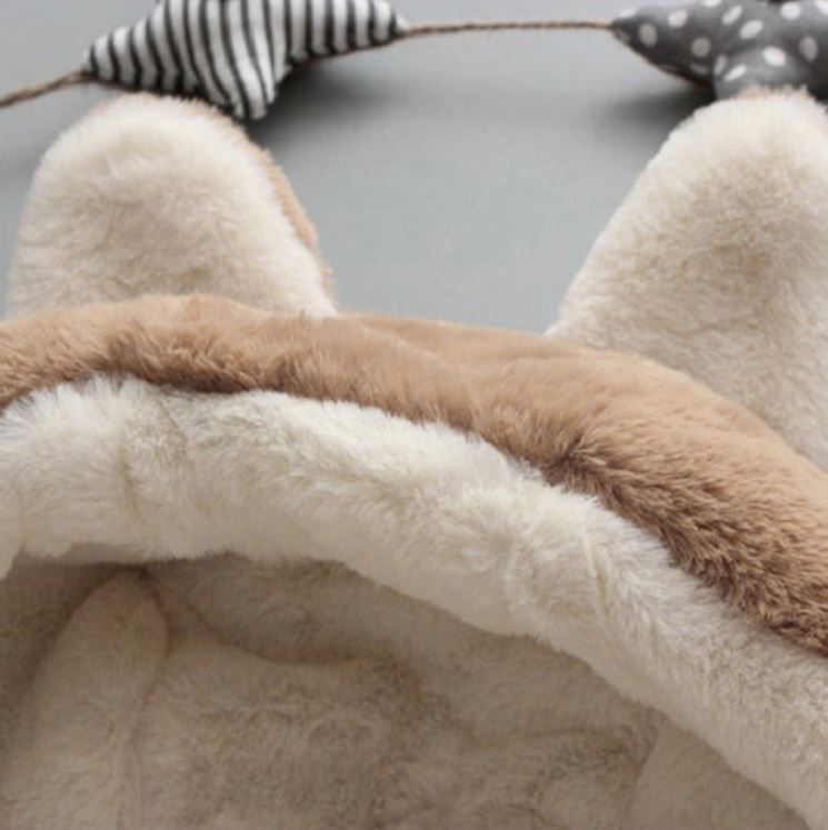 FINAL SALE - COZY FOX HOODED COAT