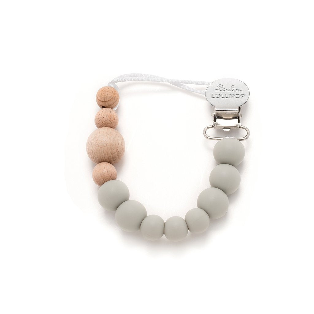 COLOR BLOCK PACIFIER CLIP