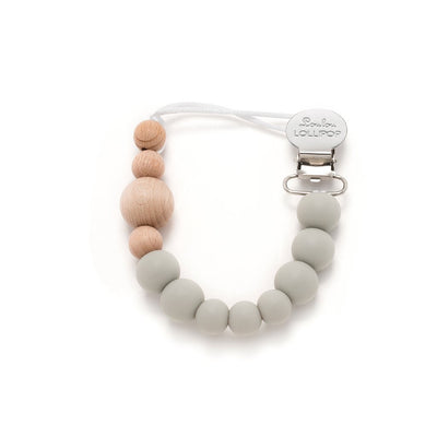 COLOR BLOCK PACIFIER CLIP