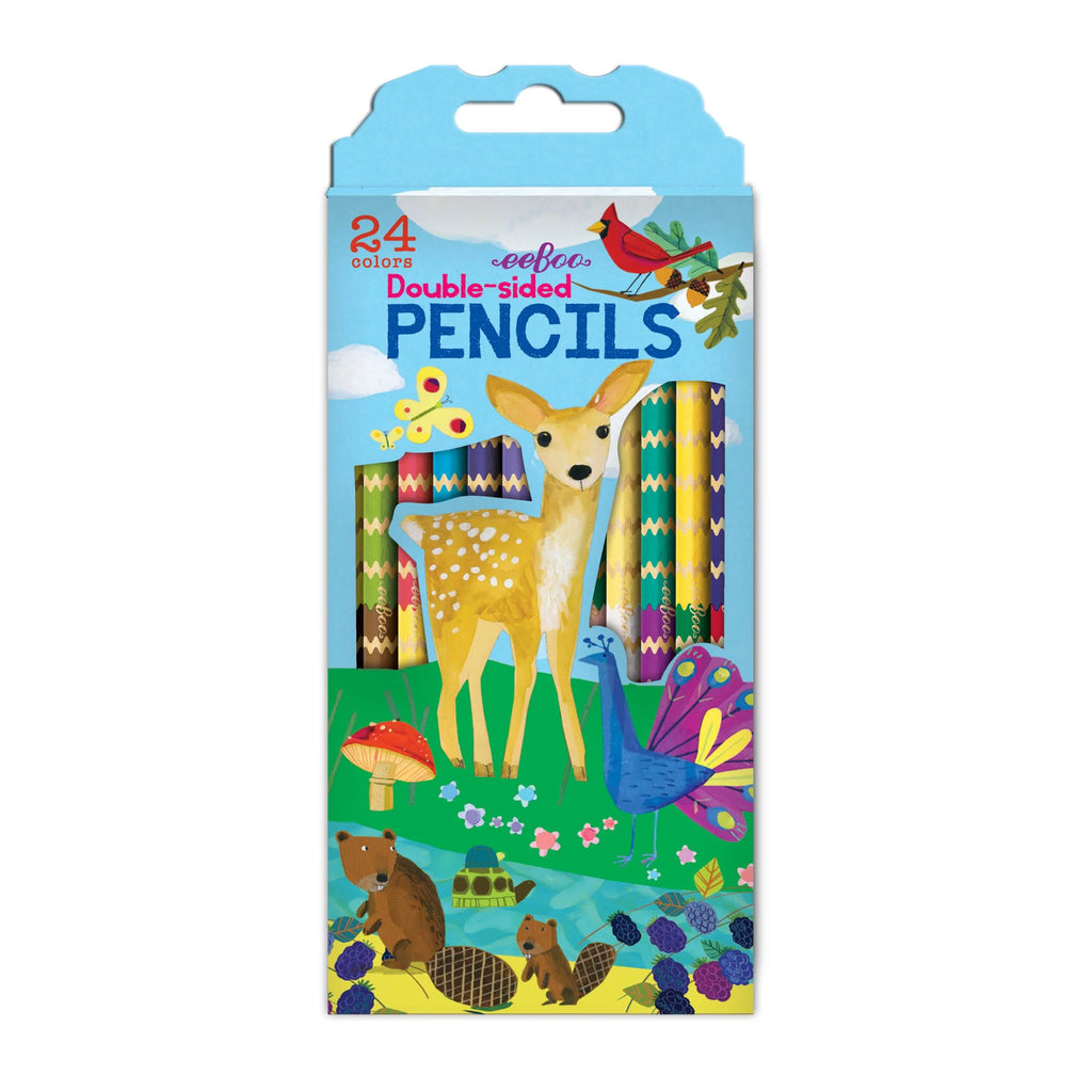 LIFE ON EARTH 12 DOUBLE-SIDED PENCILS