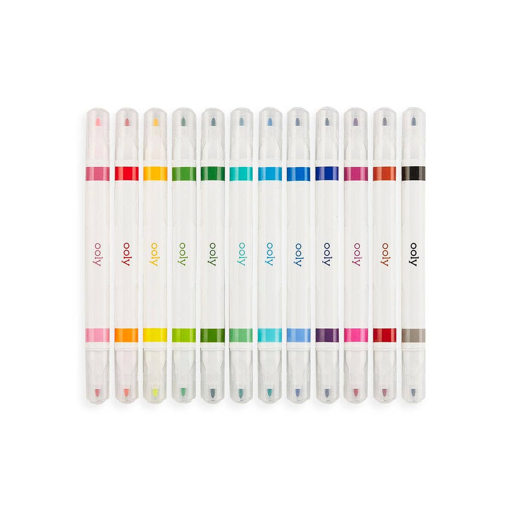 DRAWING DUET DOUBLE ENDED MARKERS