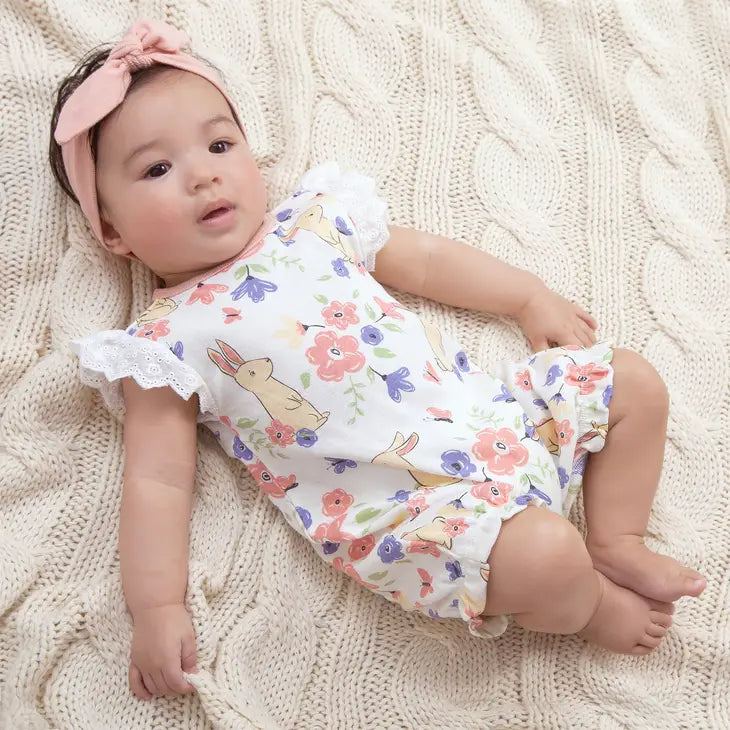 EASTER GARDEN BUBBLE ROMPER