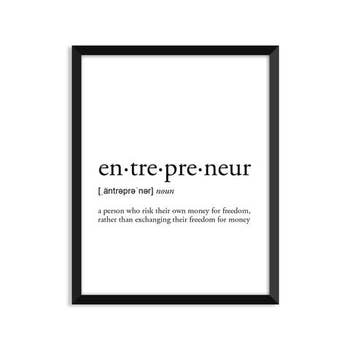 ENTREPRENEUR ART PRINT
