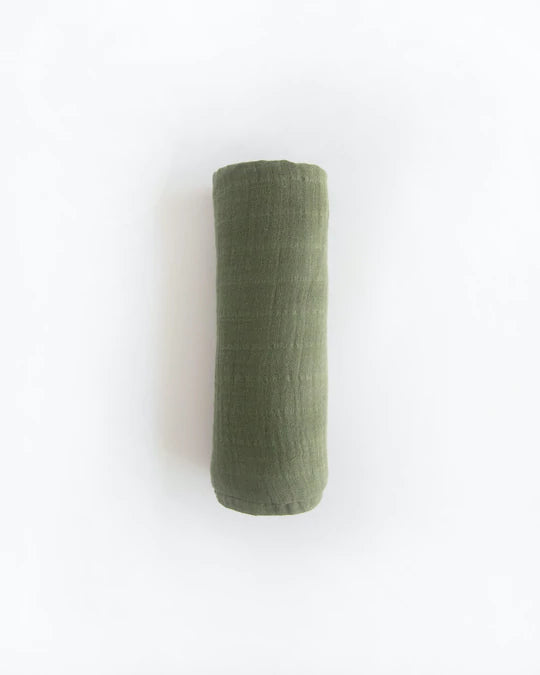 Cotton Muslin Swaddle Blanket - Fern