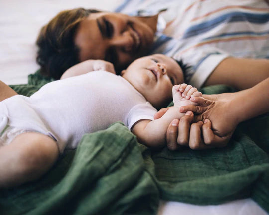 Cotton Muslin Swaddle Blanket - Fern