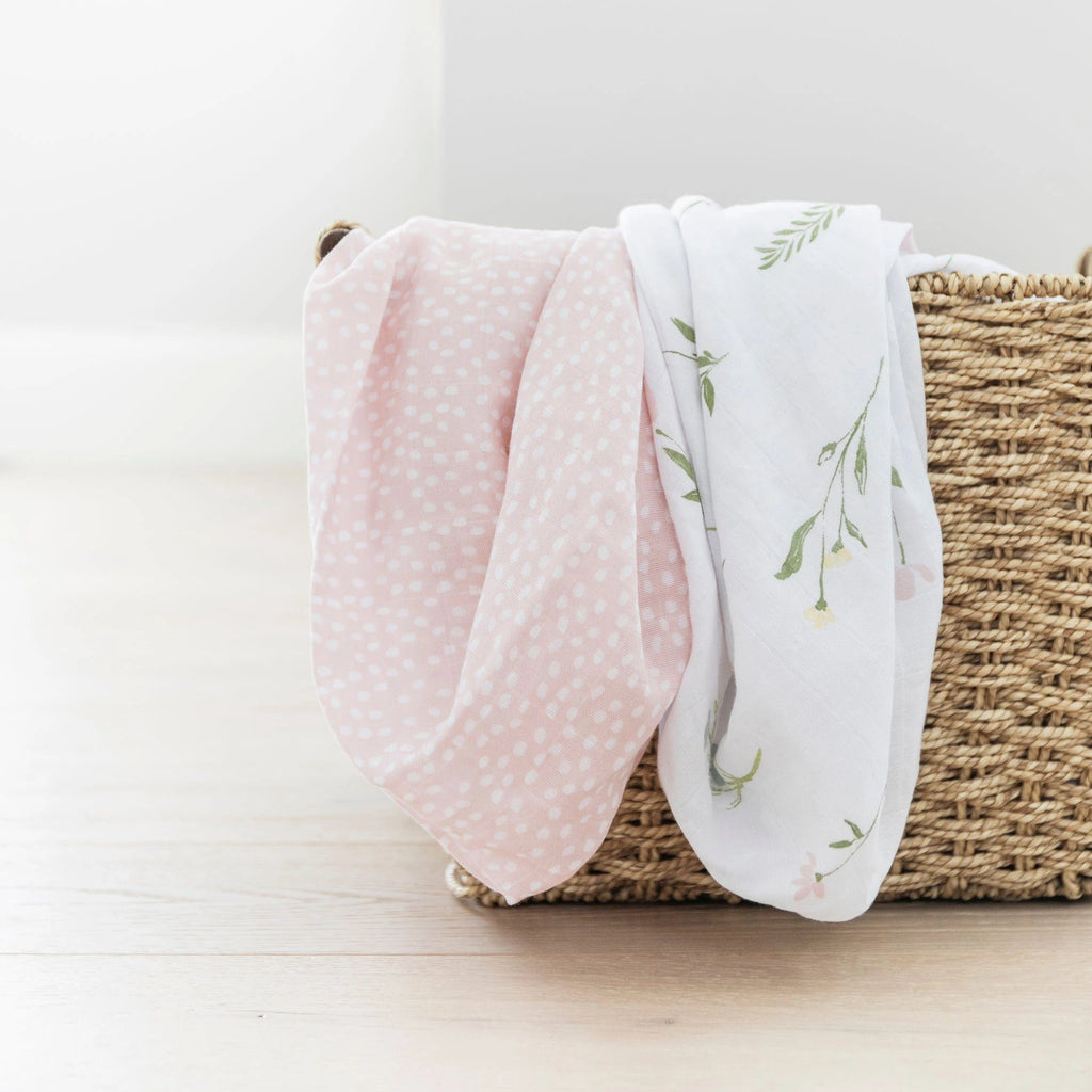 Cotton Muslin 2-Pack Swaddles