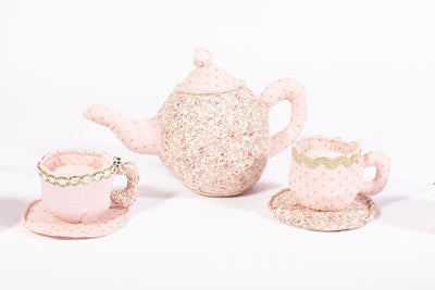 FLORAL TOY TEA SET