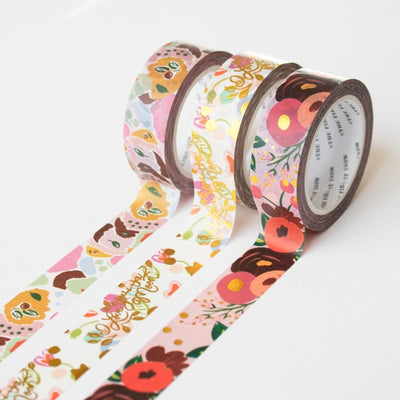 FLORAL WASHI PAPER TAPE