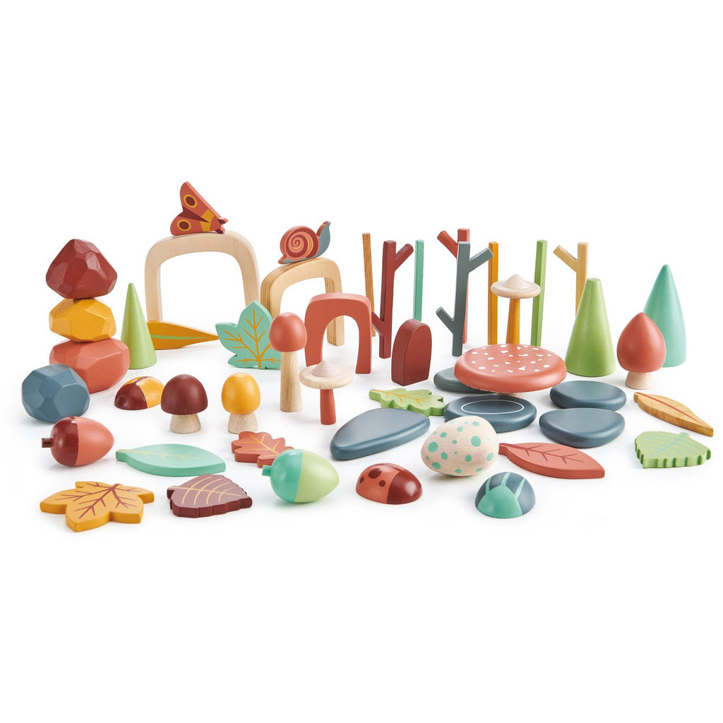 MY FOREST FLOOR WOODEN TOY SET