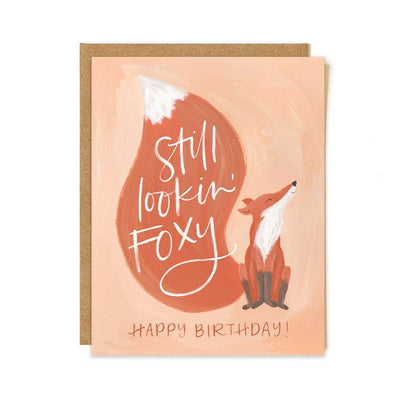 FOXY BIRTHDAY CARD