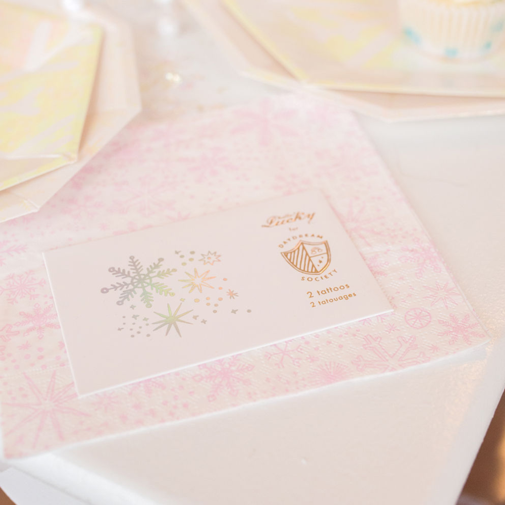 FROSTED TEMPORARY TATTOOS - 2 PK