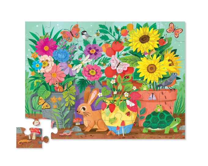 36 PIECE FLOOR PUZZLE - GARDEN FRIENDS