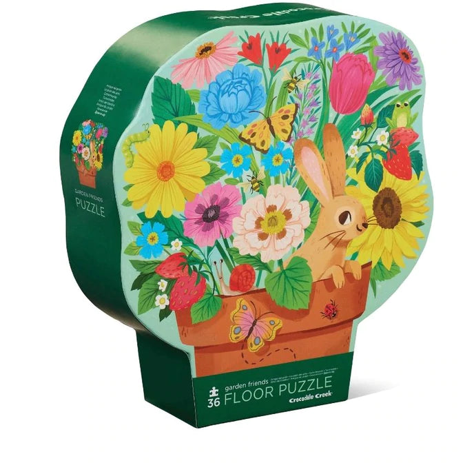 36 PIECE FLOOR PUZZLE - GARDEN FRIENDS