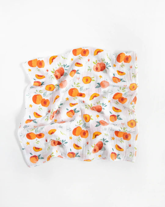 Cotton Muslin Swaddle Blanket - Georgia Peach