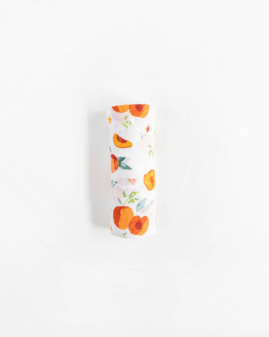 Cotton Muslin Swaddle Blanket - Georgia Peach