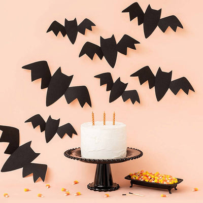 GLITTER WALL BAT STICKERS