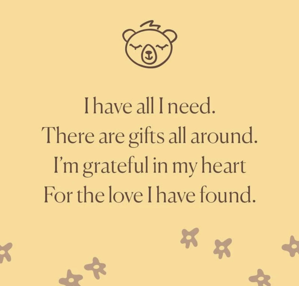 HONEY BEAR SNUGGLER - GRATITUDE