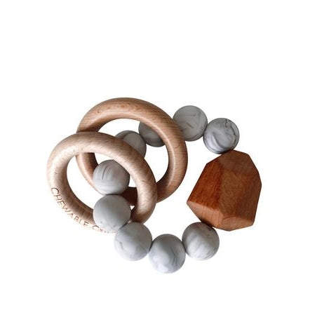 HAYES SILICONE + WOOD TEETHER