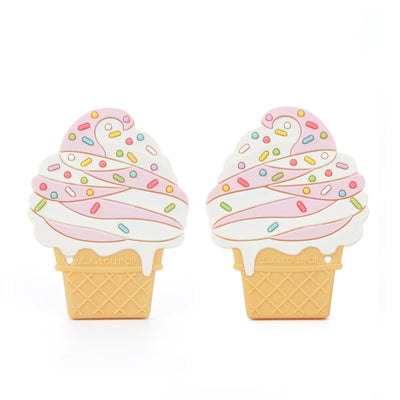 ICE CREAM CONE SILICONE TEETHER