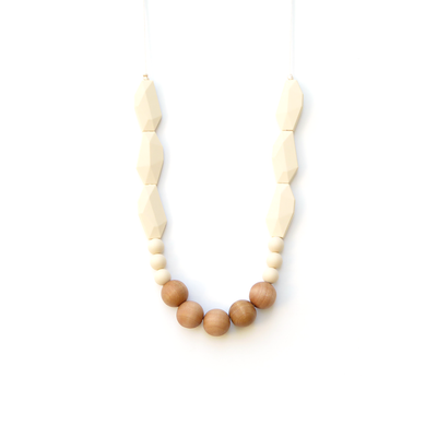 JOAN WOOD + SILICONE TEETHING NECKLACE