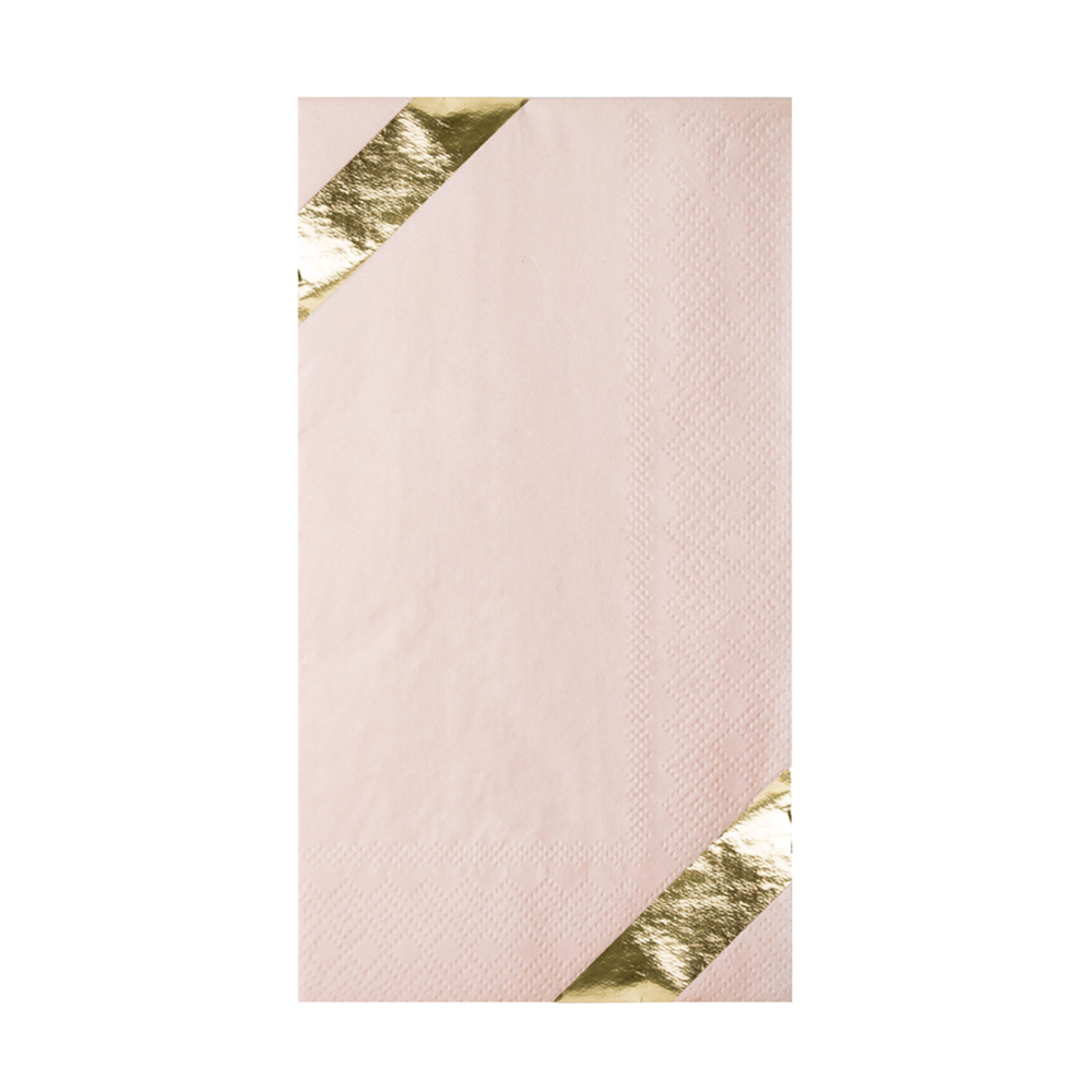 POSH GUEST NAPKINS - ON WEDNESDAYS PINK