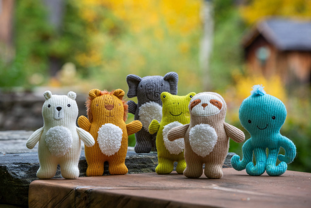 PUTTY NURSERY KNITTED RATTLES