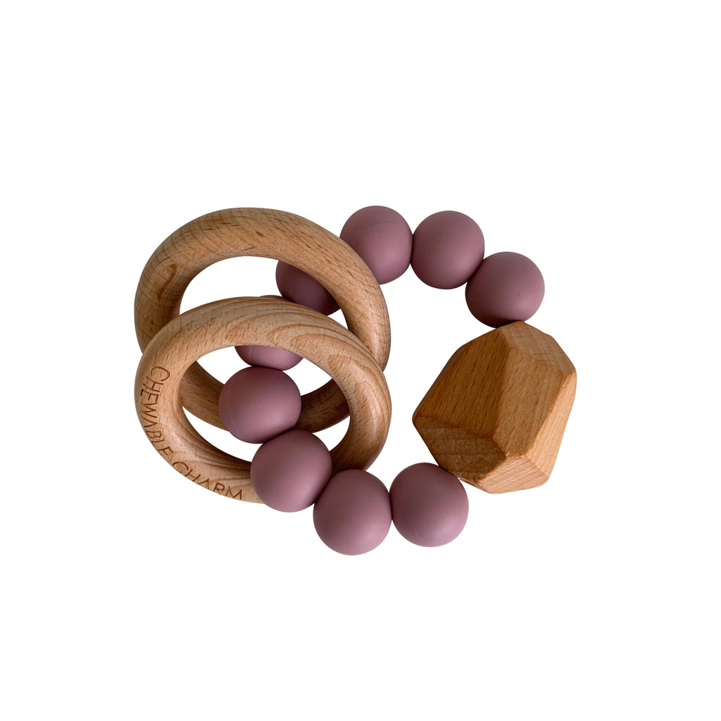 HAYES SILICONE + WOOD TEETHER
