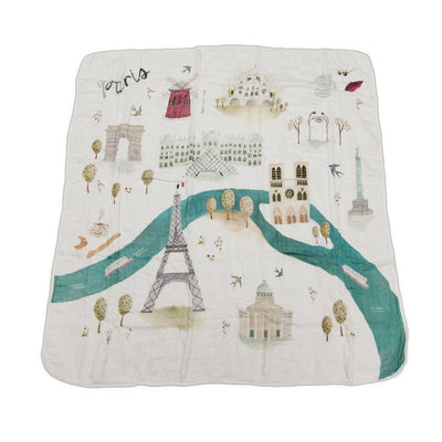 MUSLIN QUILT BLANKET - PARIS