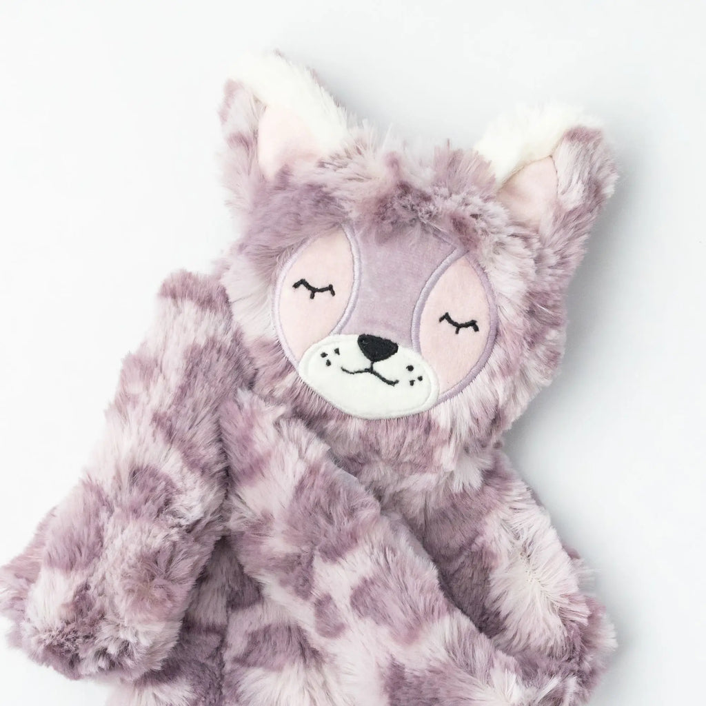 SPOTTED LAVENDER LYNX SNUGGLER - SELF EXPRESSION