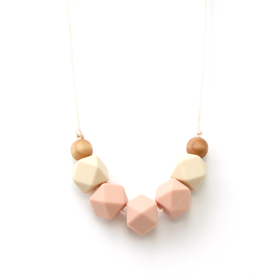 LOLLIA WOOD + SILICONE TEETHING NECKLACE