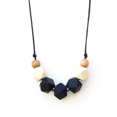 LOLLIA WOOD + SILICONE TEETHING NECKLACE