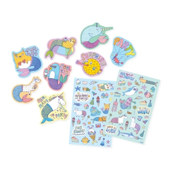 MER-MADE TO PARTY SCENTED STICKERS