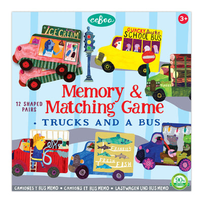 TRUCKS AND A BUS MATCHING GAME