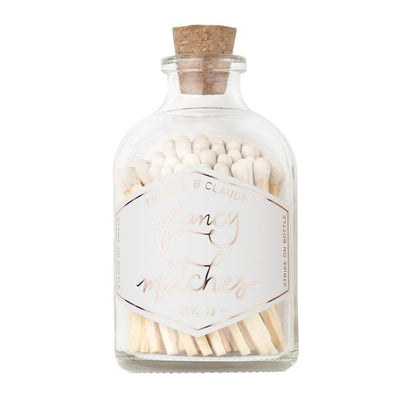 WHITE SMALL MATCH JAR