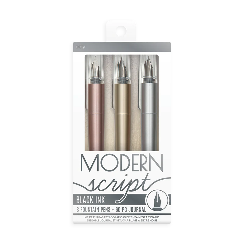 MODERN SCRIPT FOUNTAIN PENS & JOURNAL