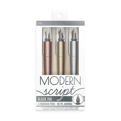 MODERN SCRIPT FOUNTAIN PENS & JOURNAL