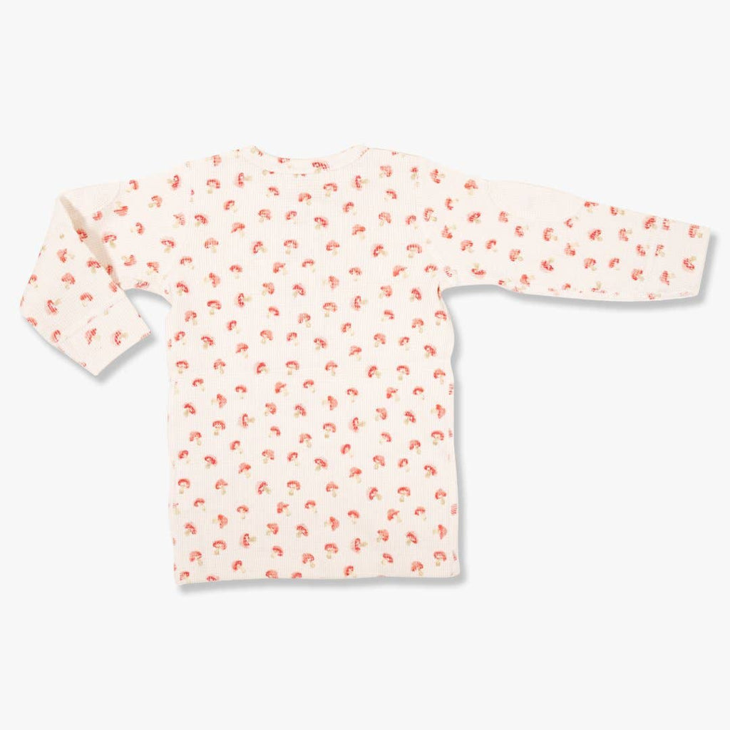 MUSHROOM WAFFLE LONG SLEEVE TEE