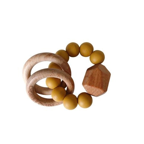 HAYES SILICONE + WOOD TEETHER