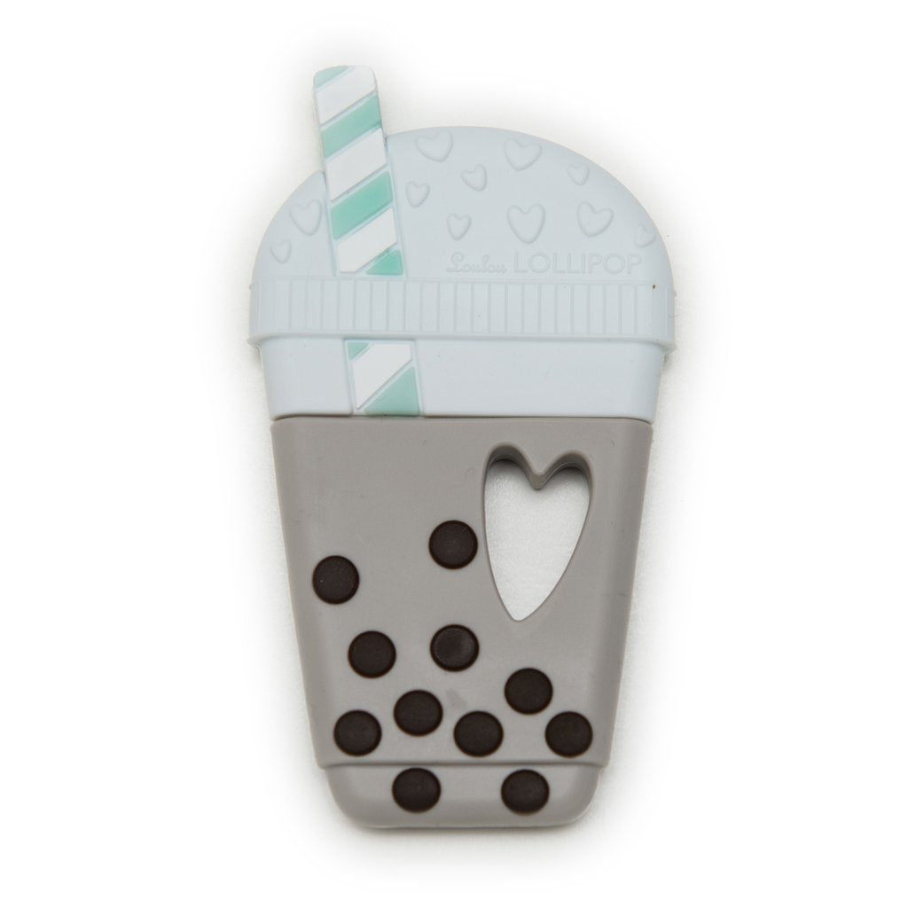 MILK TEA BUBBLE TEA SILICONE TEETHER