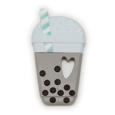 MILK TEA BUBBLE TEA SILICONE TEETHER