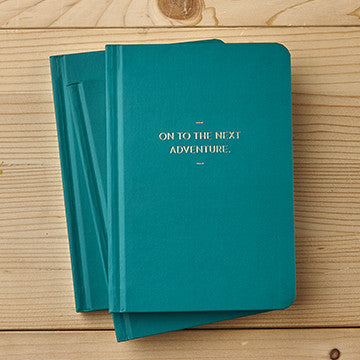 MOTTO JOURNAL ON TO THE NEXT ADVENTURE